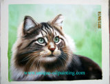 Oil Painting, Cat Oil Painting
