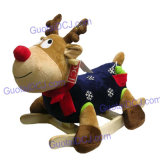 Dcj High Quality Giraffe Plush Rocking Riding Toy for Children (GT-09885)