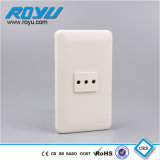 120 Type PC Material 3 Hole Italy Design Electric Socket