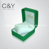 Green Plastic Watch Box with Pillow