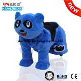 2014 New Model Unpick and Washable Blue Plush Electric Toy Car