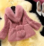 European Fashion Women Pink Winter Coats