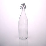 33oz Clear Glass Juice Bottle