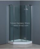 Diamond Shaped Shower Enclosure with 8mm Tempered Safety Glass