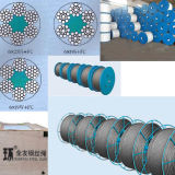 6*19 Fiber Core Steel Wire Ropes for Elevator
