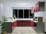 Lacquer Customized Kitchen Cabinet
