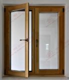 High Quality Aluminium Wood Clad Casement Window (AW-CW13)