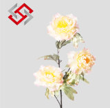 Peony Artificial Silk Flower Made-in-China Home Decoration