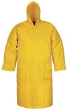 100% PVC Waterproof One-Piece Rainsuit for Outdoor Cycling