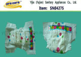 Printed Film Disposable Baby Diaper with USA Pulp