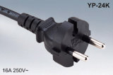 Euro 2 Round Pins 16A 250V  Plug Without Earthing Contact