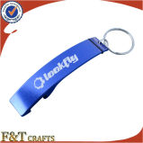 Cheap Custom Logo Aluminum Blue Keychains Bottle Opener (FTBO2107A)