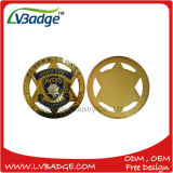Soft Enamel with Bronze Finish Custom Metal Badge