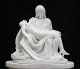 White Marble Art Carving Sculpture Saint Sculpture