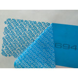 Factory Supply Tamper Evident Tag Material