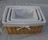 (BC-ST1061) Pure Manual Willow Storage Basket