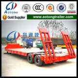 2 Lines 80ton Low Platform Semi Trailer with Ladder