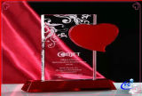 Heart Shape Red Crystal Crafts for Company (FC8883)