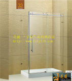 Customized Frameless Tempered Glass Shower Room with Oval Tube (Y3333)