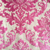 Pink Cut Velvet Sofa Curtain Fabrics
