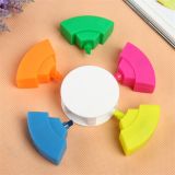 5 Colors Circle Shapedhighlight Promotional Marker Pen for Gift