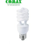 Half Spiral T3 7W~18W Compact Fluorescent Lamp Energy Saving Light