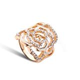 New Arrival Flower Diamond Rings Fashion Accessories