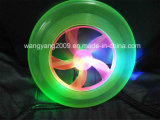 20cm Green Light up Plastic Frisbee Disc Disk Flyer Saucer