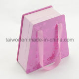 Taiwor Pink Cardboard Paper Gift Box with Ribbon
