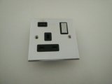 British Standard Single Switch Socket with USB