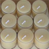 Glass Cup Wax White Candle Factory