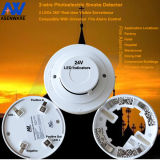 24V 2-Wire Network Optical Smoke Detector Dual LED