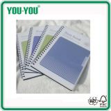 A5 Transparent PP Cover Spiral Notebook Office Stationery Supply