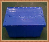 Colored Burglarproof Stackable Plastic Logistic Box with Lid for Sale