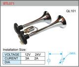 High Quality Dual-Tone Electrically Controlled Air Horn Car Horn Auto Zinc-Alloy Horn