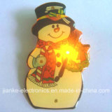 LED Flashing Light Christmas Badges with Customized Dsign (3161)
