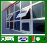 Adjustable Aluminum Frame Glass Top Hung Window with Customized Size
