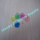 Assorted Clear Colors Office/School Flower Shaped Stationery Push Pin