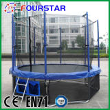 Sports Inflatable Body Building Trampoline with Safety Net (SX-FT(8))