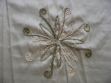 Embroidery Curtain Or Cushion Or Pillow (HX-XF-003)