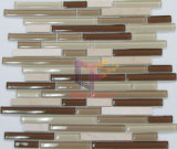 Marble with Strip Glass Mosaic Tile (CFS575)