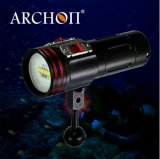 Multifunction IP68 Record Diving Video Light CREE LED Four Color W40vr