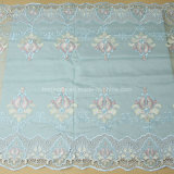 Erope Style Lastest Patterns Embroidery Organza Fabric Ab103 for Skirt Board