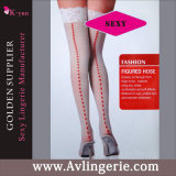 High Quality Women's Lace Top Fishnet Stockings (WZ01-035)