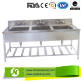High Quality Full Stainless Steel Three Washing Sink