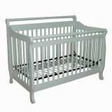 Classic American Design Sleigh Nursery Baby Cot/Crib (BC-012)
