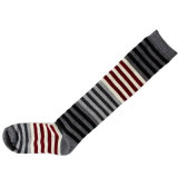 Quality Lady Stocking with Joint Color Stripes Ws-76