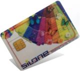 Transparent Dual Interface Smart Card for High-End VIP Card