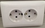 Hot Sell CB European Double Schuko Socket Outlet