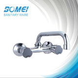 Double Handle Sink Wall Mixer Faucet (BM57702)